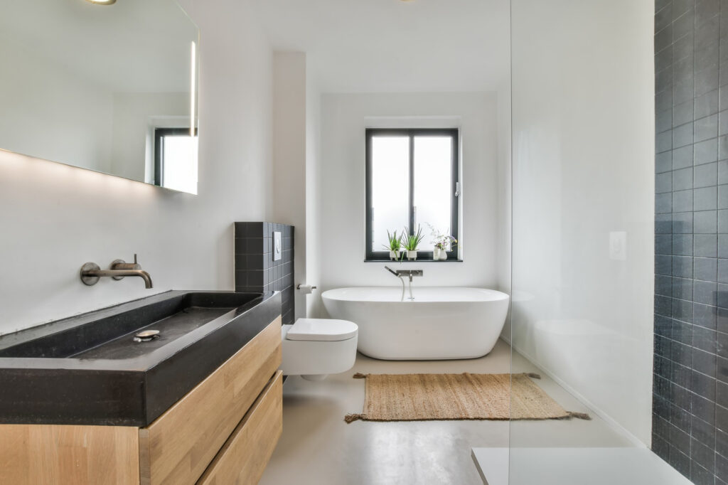 baño completo minimalista