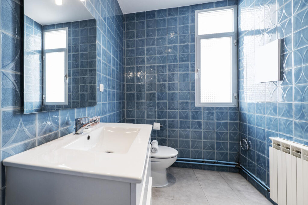 elección de tipo de azulejos para el baño